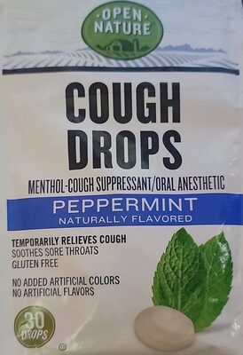 Cough Drops peppermint flavored