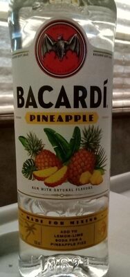 Pineapple rum with natural flavors