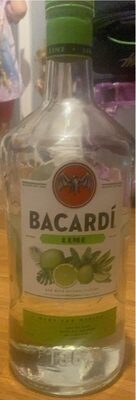 Bacardi Lime Rum front packaging