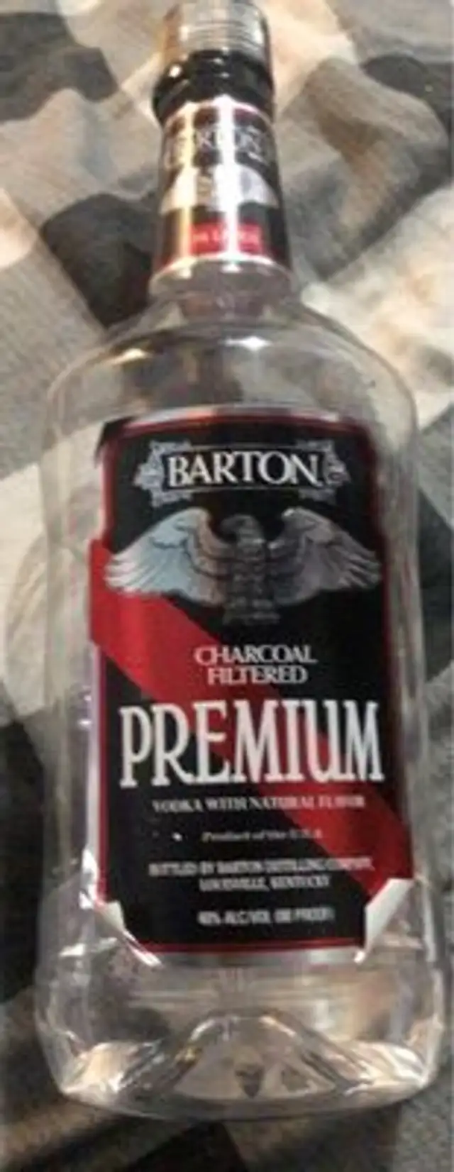 charcoal filtered Premium vodka with natural flavor