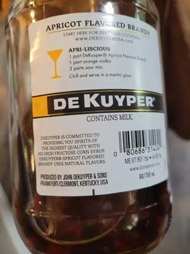 Unknown ingredients label