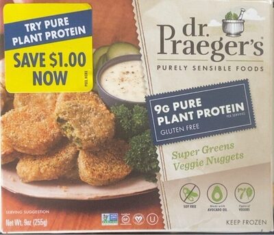 Super Greens Veggie Nuggets - Pea Protein