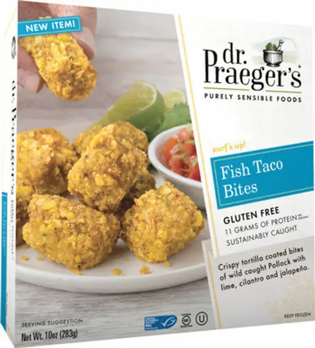 Gluten free fish taco bites