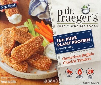 Gametime Buffalo Chick'n Tenders - Pea Protein