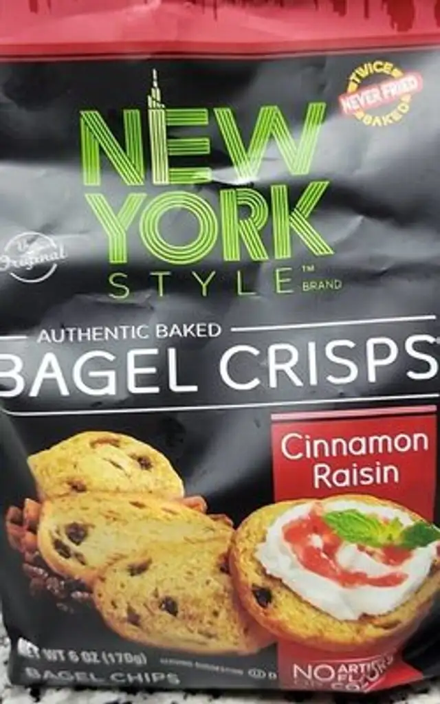 Cinnamon rasin bagel crisp