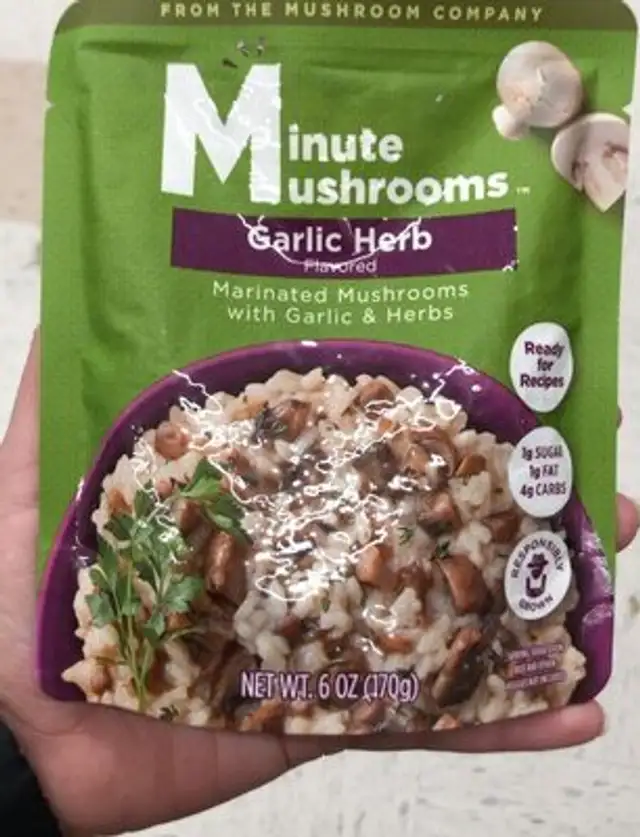 Minute Mushrooms Garlic Herb