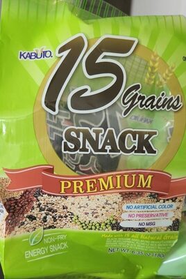 15 Grain Snack front packaging