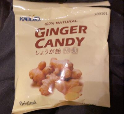 Ginger candy front packaging