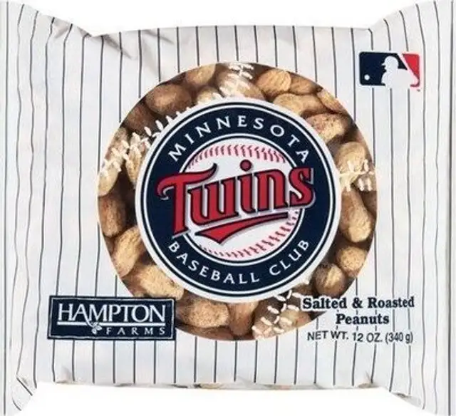 Minnesota twins salted roasted peanuts
