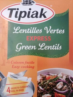 Lentilles vertes front packaging