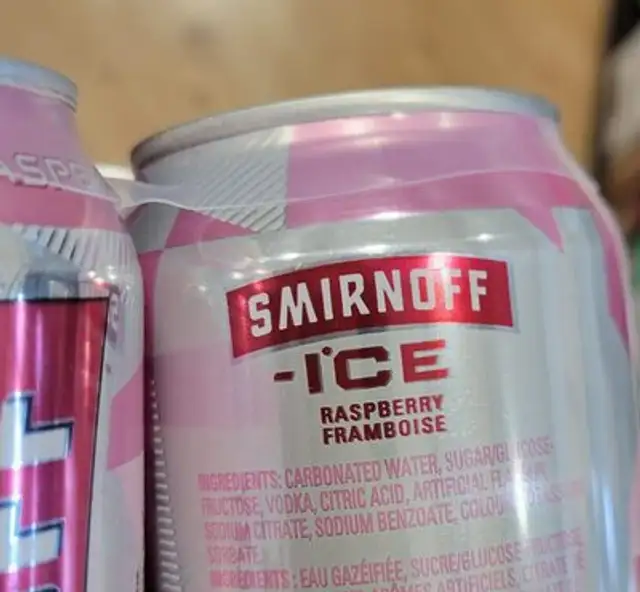 smirnoff ingredients label