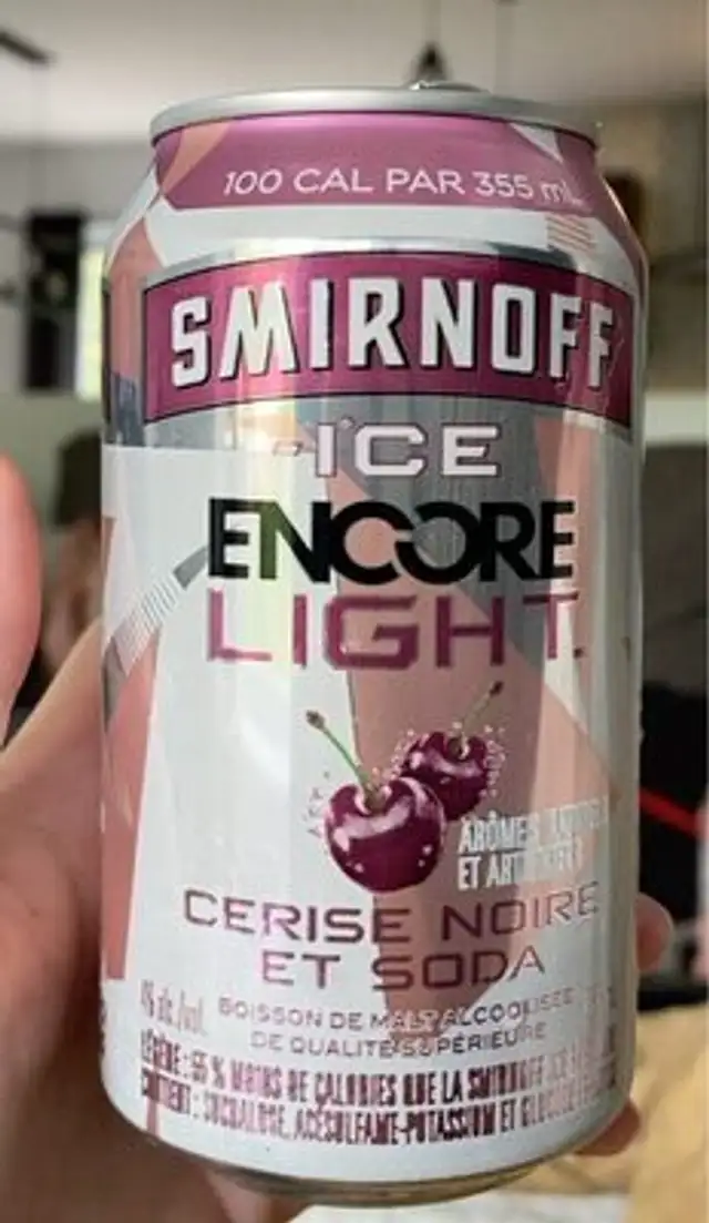 Smirnoff Ice Encore Light Black Cherry