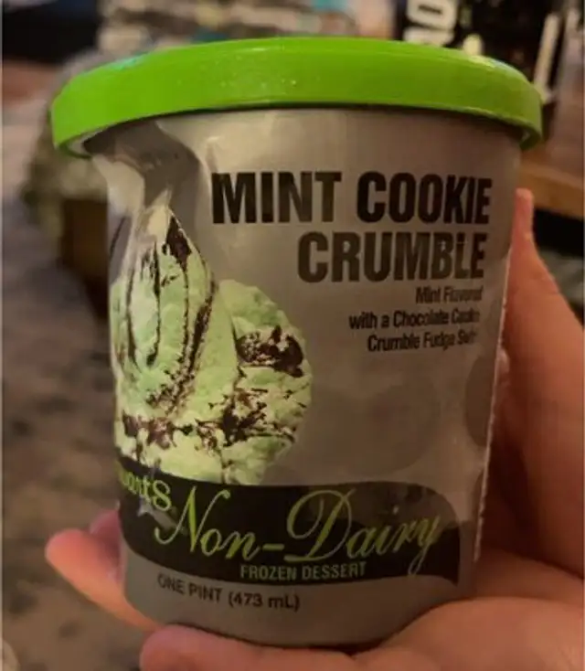Non-Dairy Mint Cookie Crumble Frozen Dessert