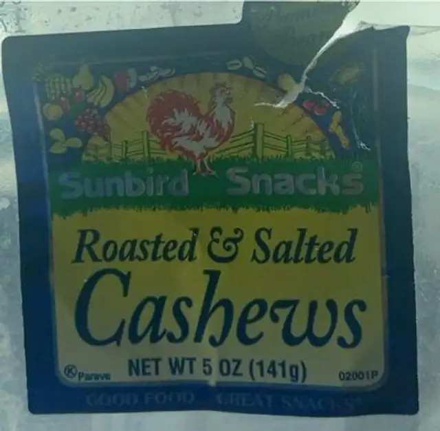 Roasted & salted cashews