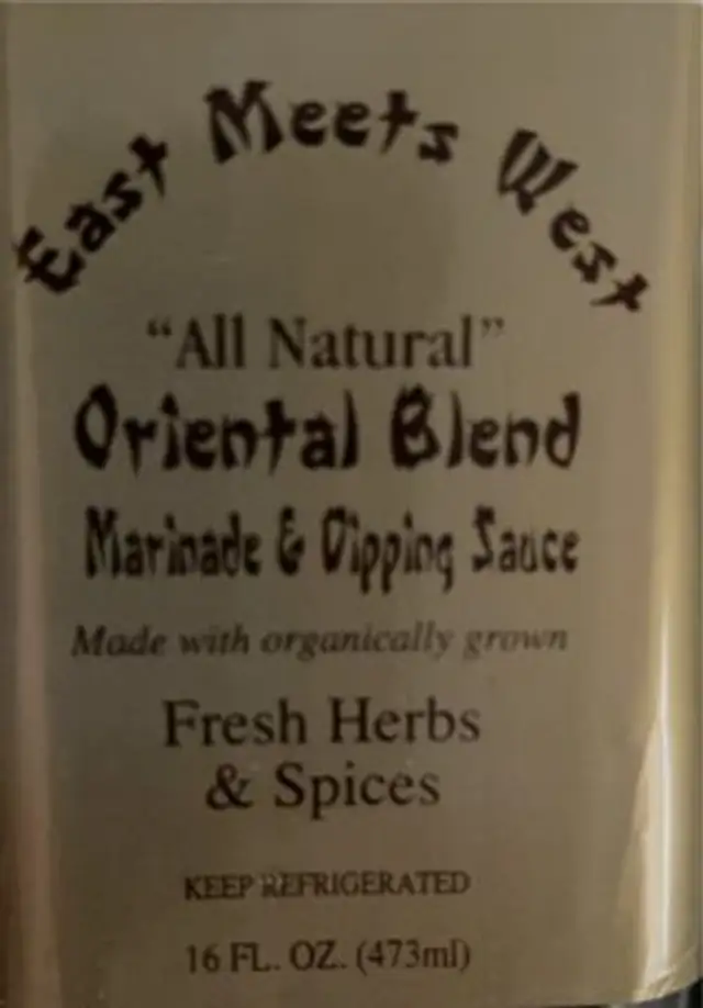 all natural oriental blend marinade and dipping sauce