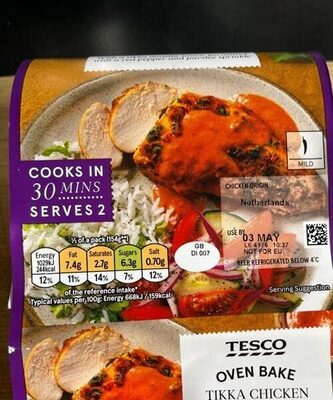 Chicken tikka breasts