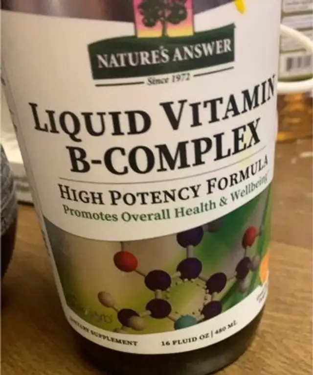 Liquid vitamin B complex