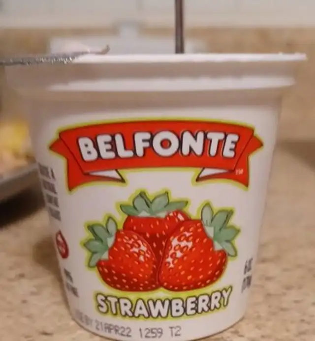 Strawberry yogurt