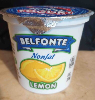 Nonfat Lemon Yogurt front packaging