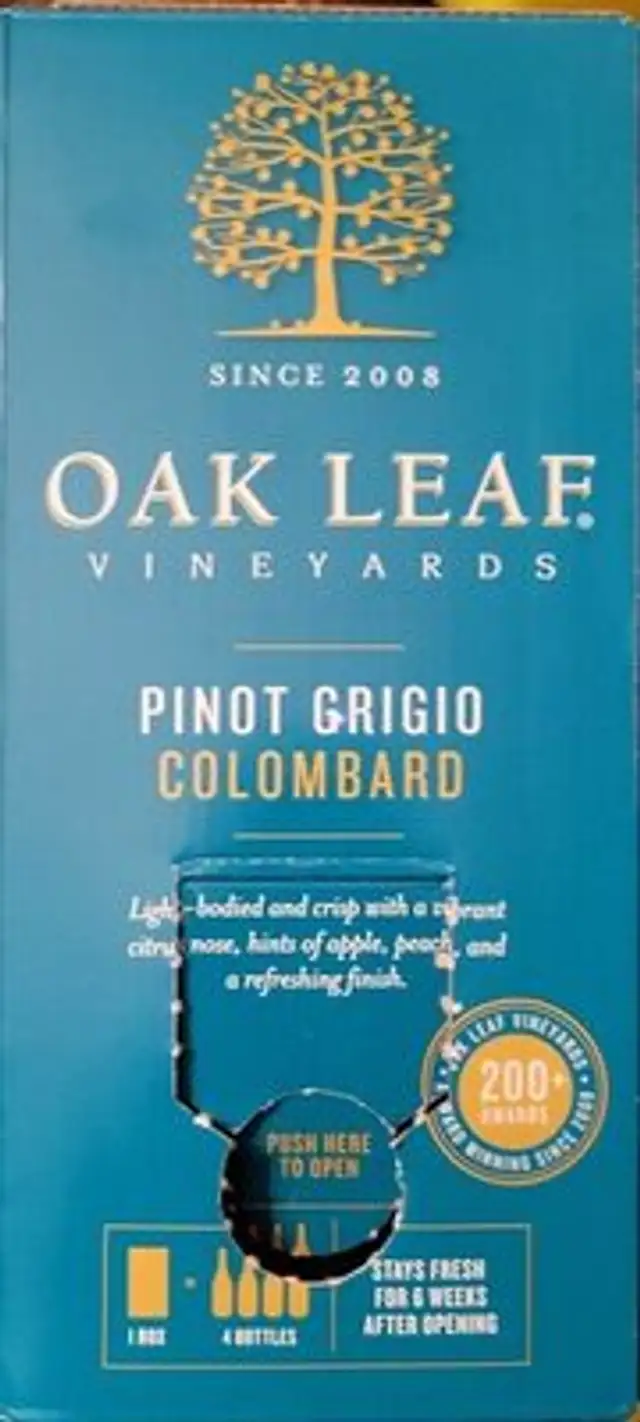 Oak Leaf Pinot Grigio