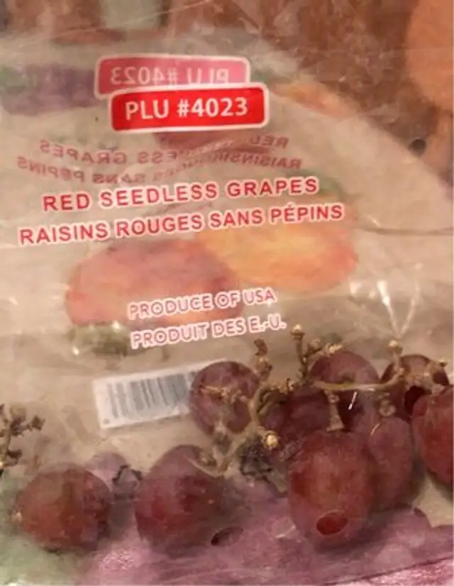 Red grapes