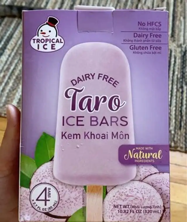 Taro Ice Bars