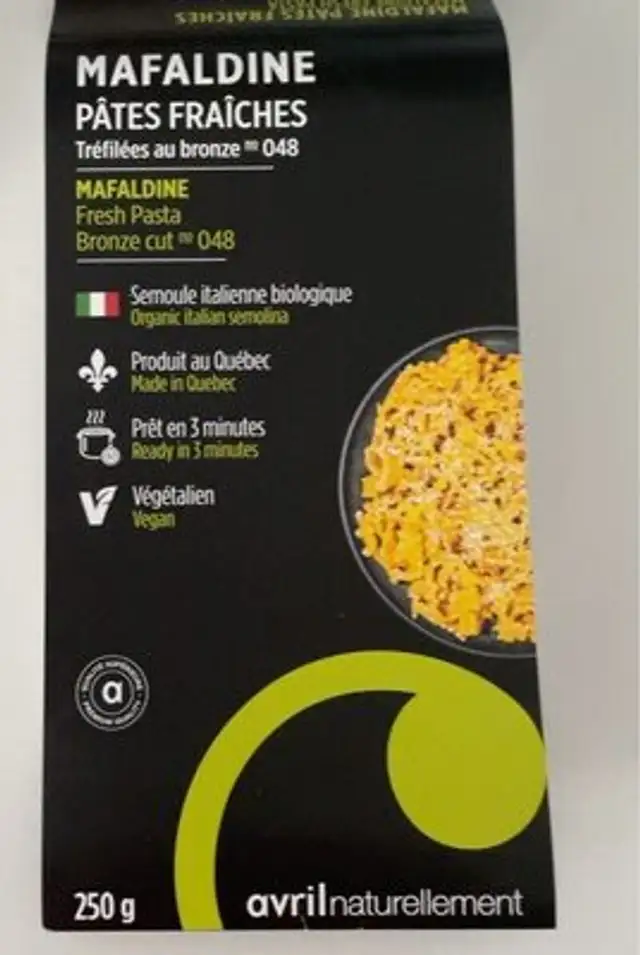 Mafaldine de pate fraiche