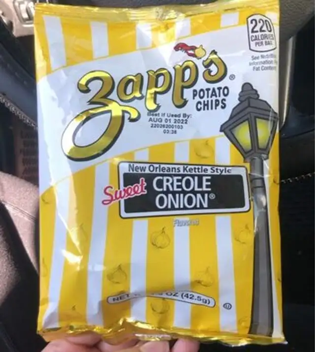 sweet creole onion potato chips