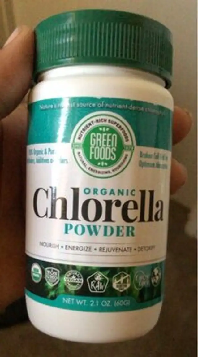 Organic chlorella powder