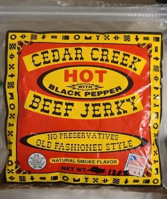 Cedar creek beef jerky
