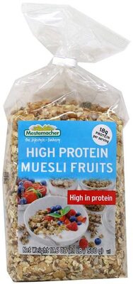 Mestemacher - High Protein Muesli Fruits, 17.5oz (500g)