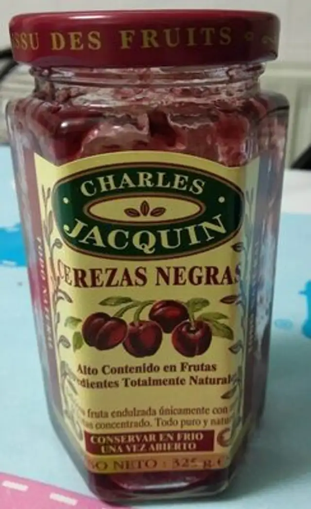 Mermelada cerezas negras