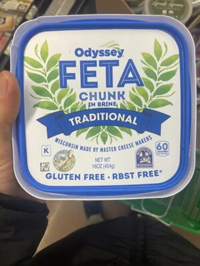 Feta chunk in brine