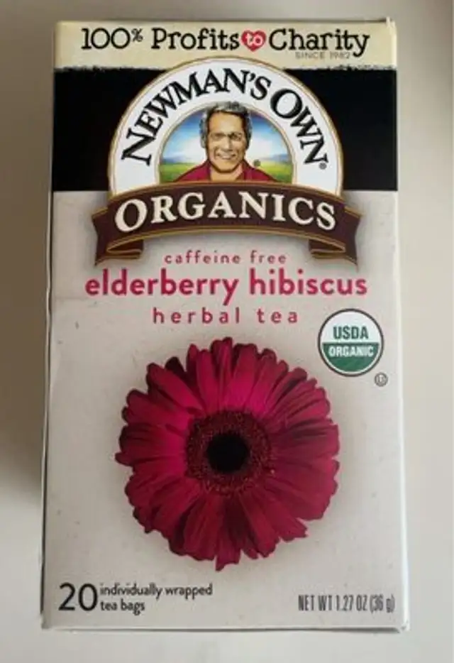 Elderberry hibiscus herbal tea