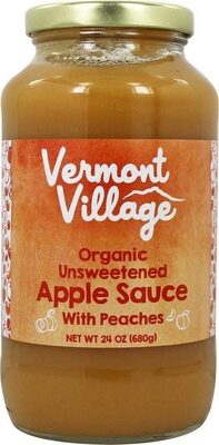 Organic Unsweetened Apple Sauce With Peaches