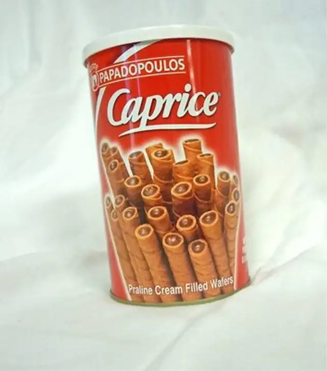 Caprice wafer rolls