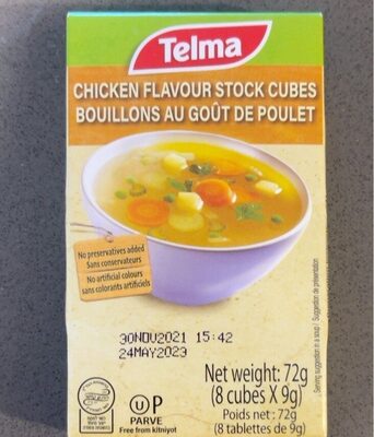 Chicken flavour stock cubes