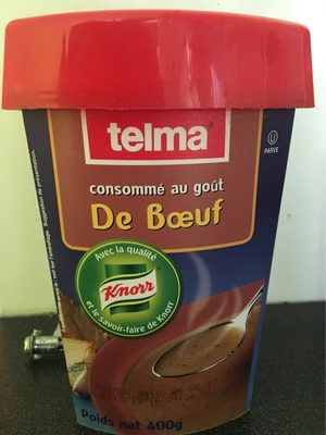 Consommé au goût de bœuf front packaging