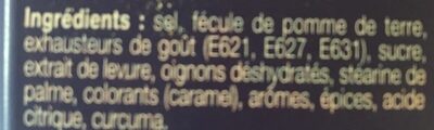 Consommé au goût de bœuf ingredients label