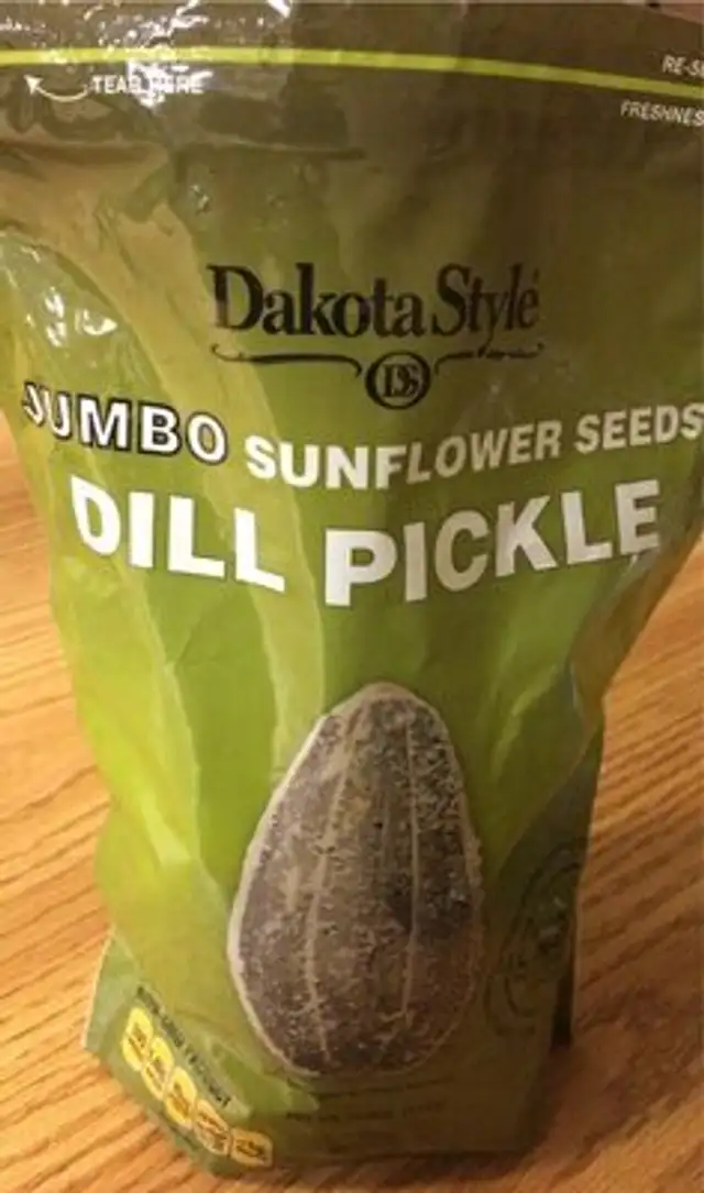 Dill pickle sunflower seeds