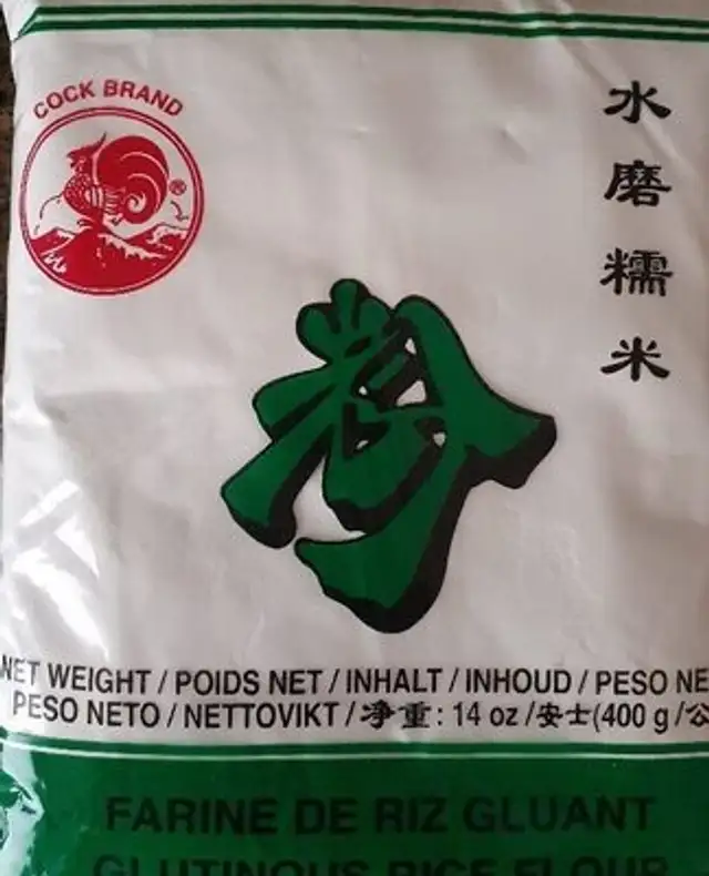 Klebreismehl front packaging