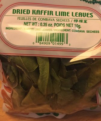 Feuilles Combava Sechees