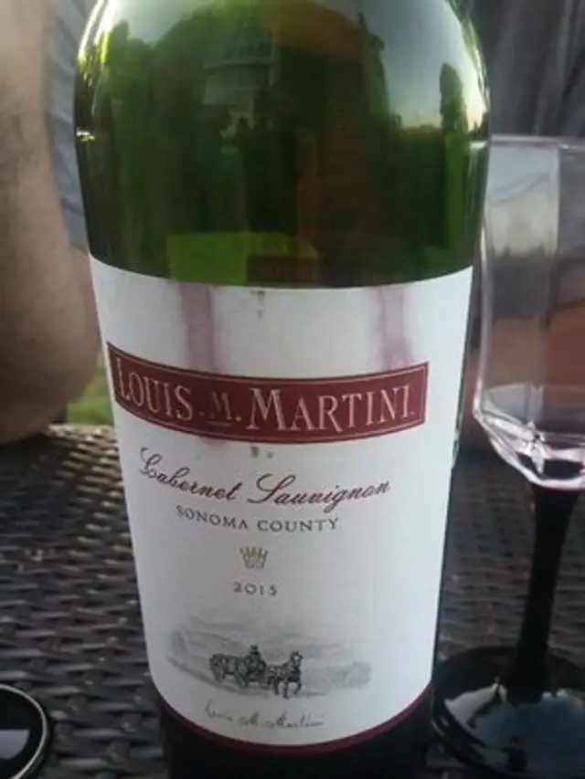 Louis M. Martini Cabernet Sauvignon Sonoma County, 2002 nutrition facts table