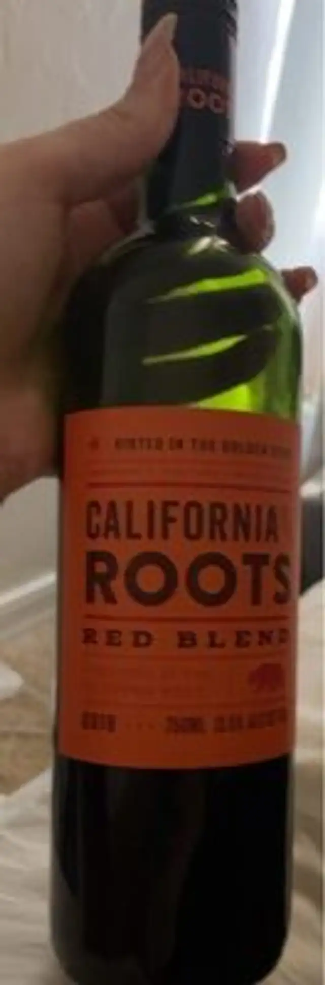 Red blend wine