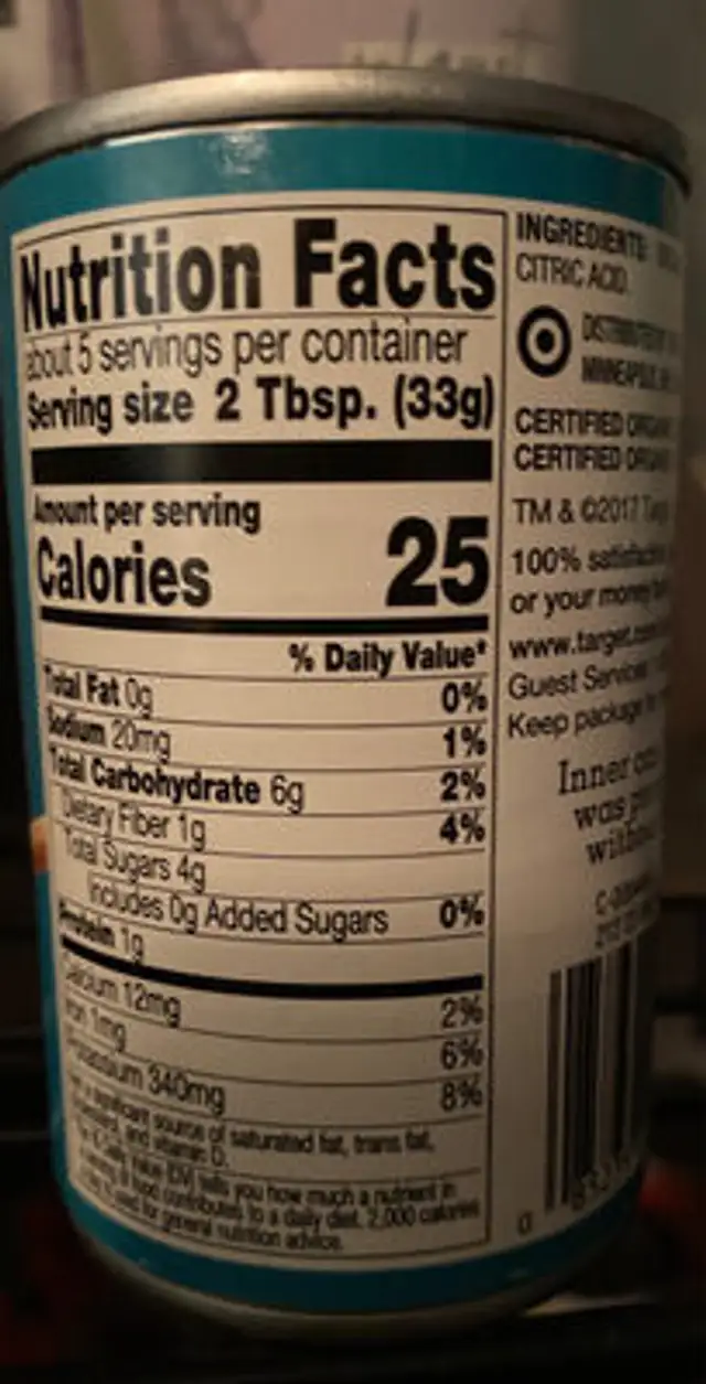 Tomato paste ingredients label