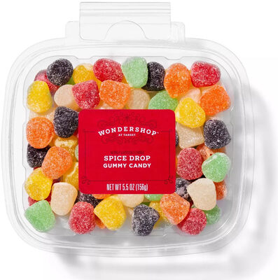 Holiday Spice Drop Gummy Candy Tub