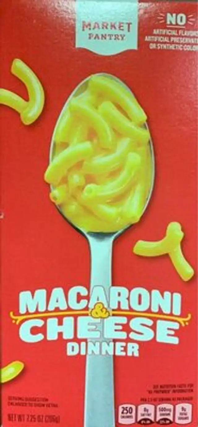 Macaroni cheese dinner