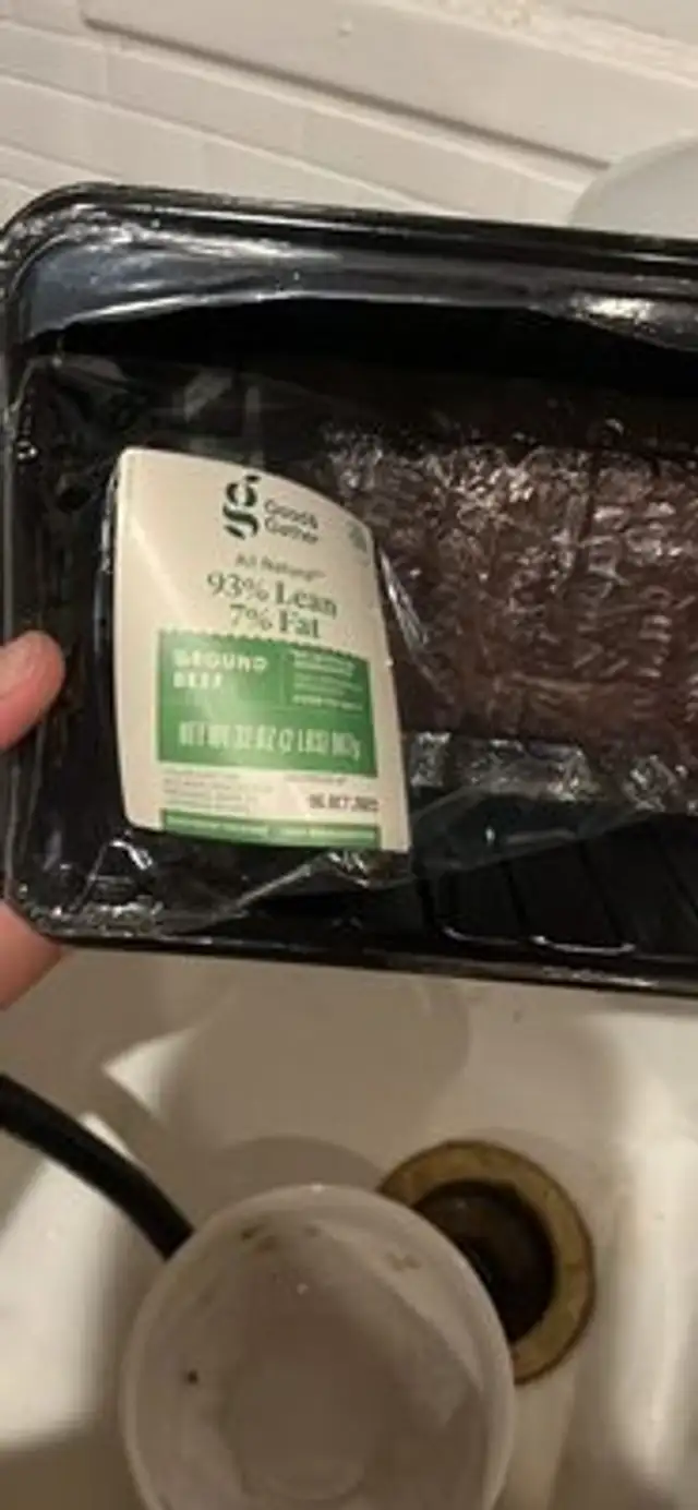 GROUND BEEF front packaging