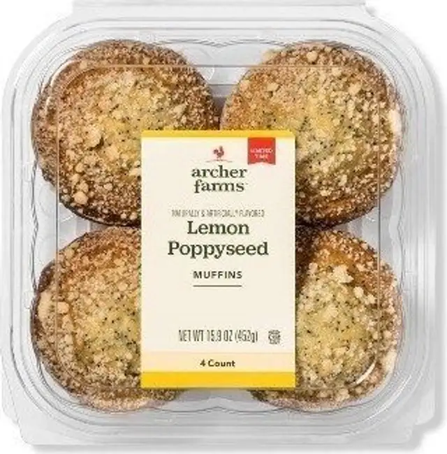 Lemon poppyseed muffins