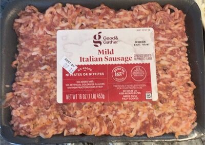 Mild ground italian sausage